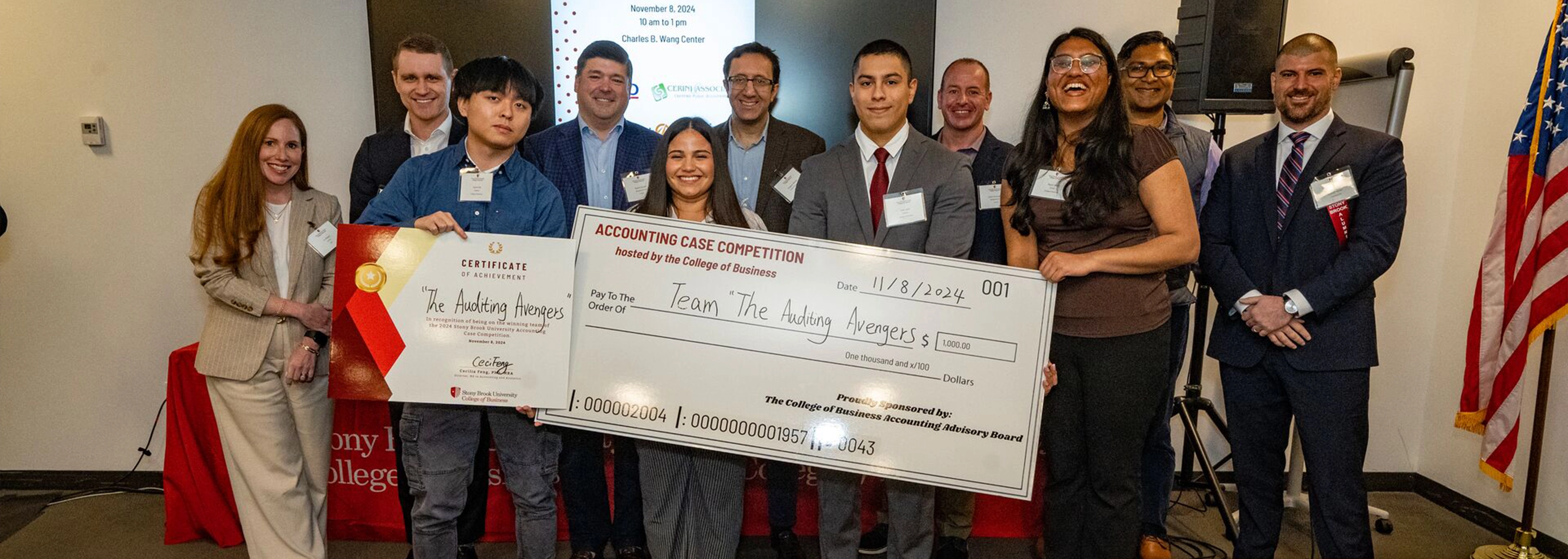 SUNY Stony Brook University College of Business Master of Science in Accounting and Analytics Student in Class