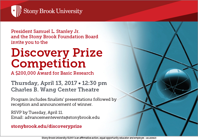 Discovery Prize Competition new date