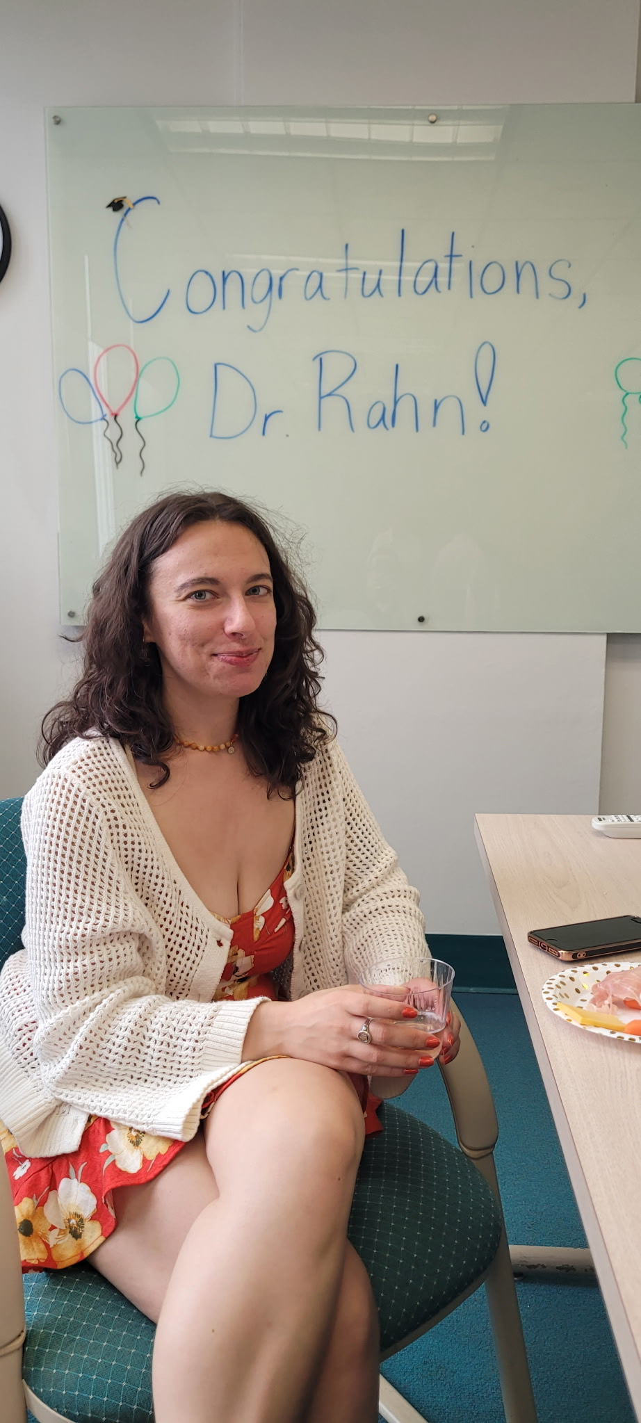 Congrats Dr. Rahn